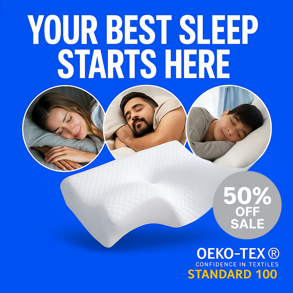 Snoofi™ – The Cloud Like Contoured Pillow For Perfect Sleep