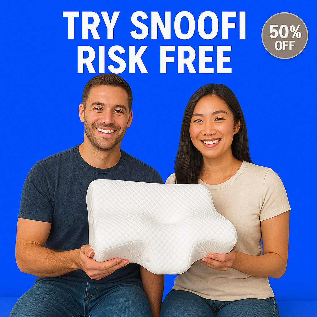 Snoofi™ – The Cloud Like Contoured Pillow For Perfect Sleep