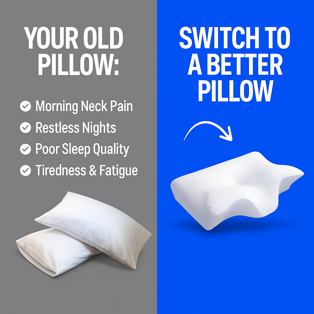 Snoofi™ – The Cloud Like Contoured Pillow For Perfect Sleep